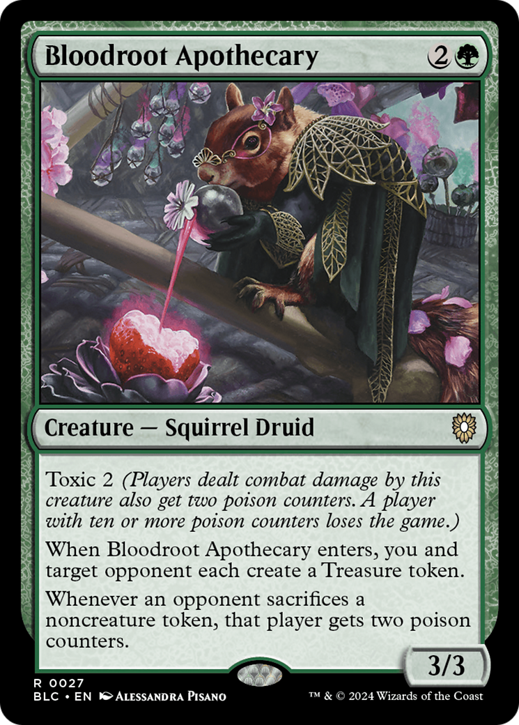 Bloodroot Apothecary (BLC-027) [Bloomburrow Commander]