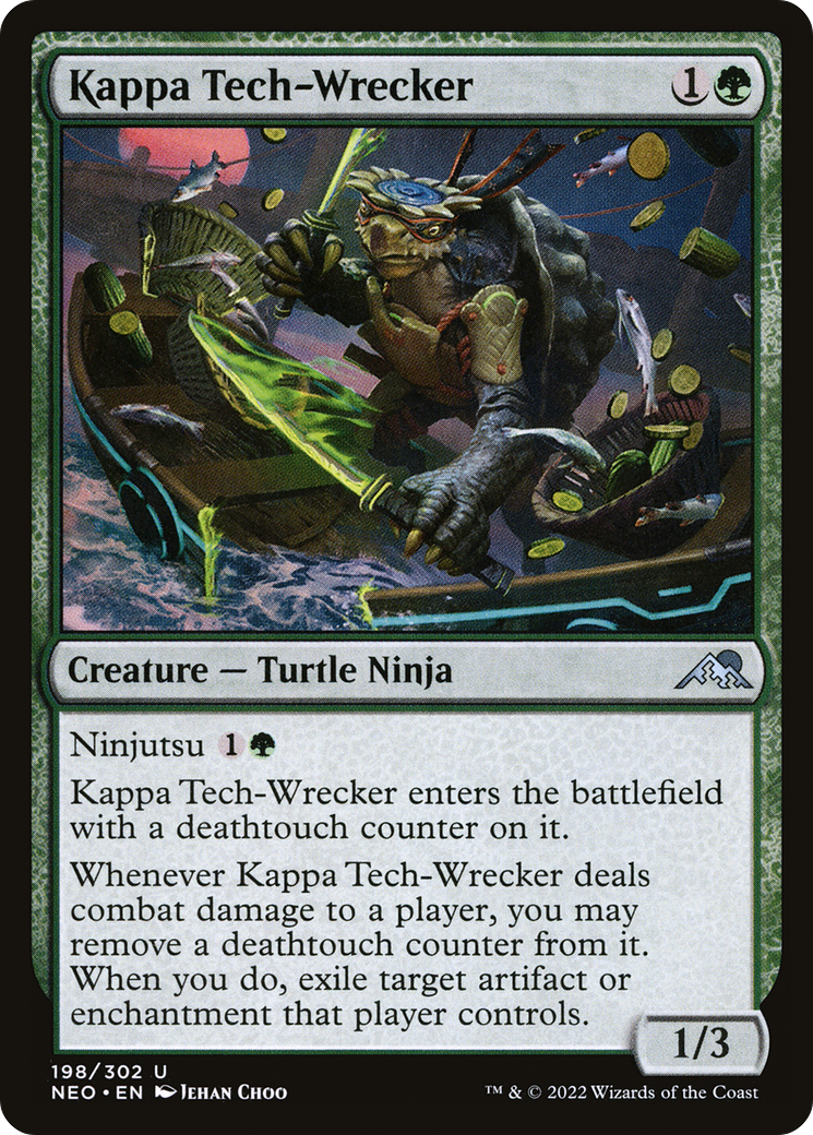 Kappa Tech-Wrecker (NEO-198) [Kamigawa: Neon Dynasty] Foil