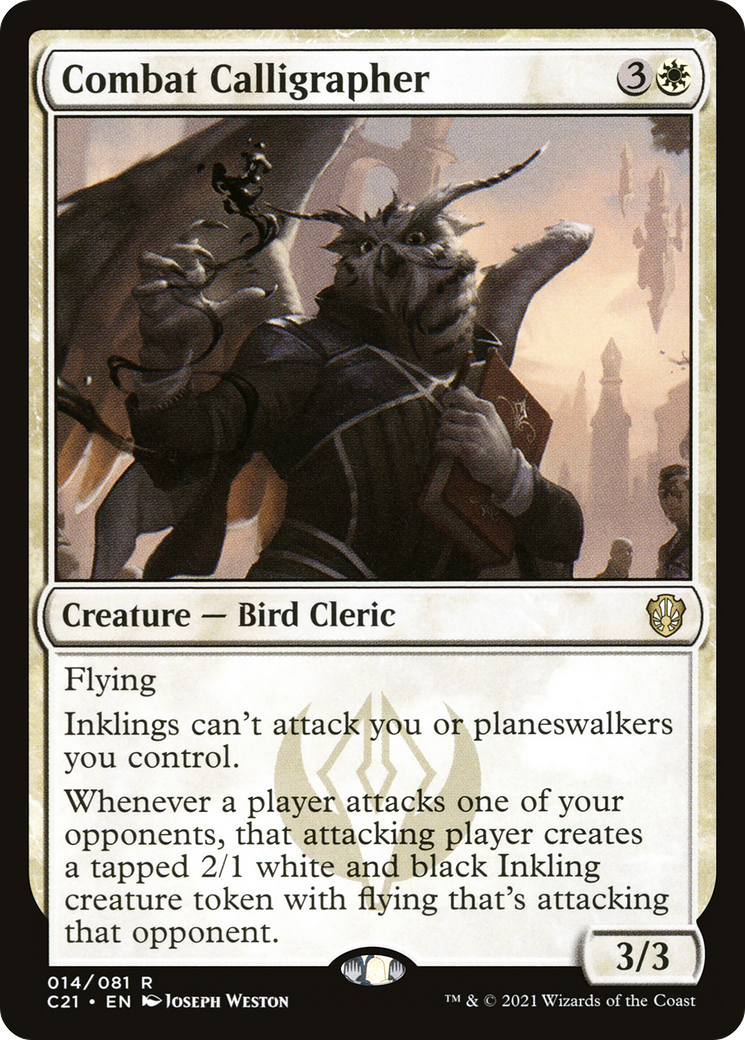 Combat Calligrapher (C21-014) [Commander 2021]