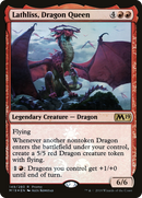 Lathliss, Dragon Queen (MEDIA-149★) [Core Set 2019 Promos] Foil