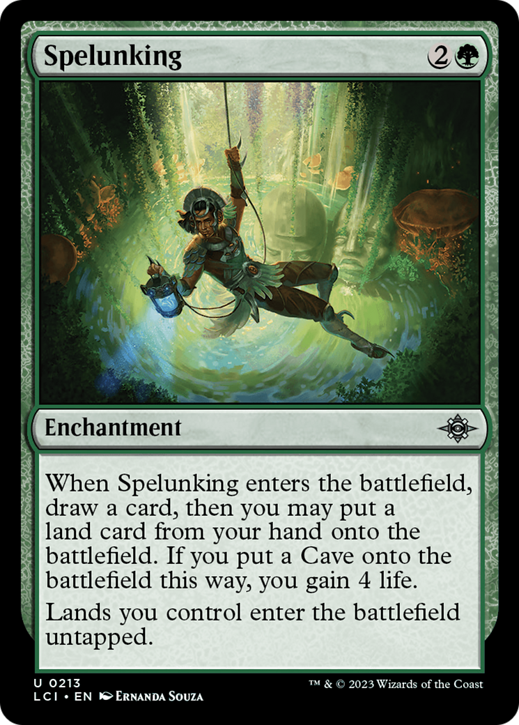 Spelunking (LCI-213) [The Lost Caverns of Ixalan] Foil
