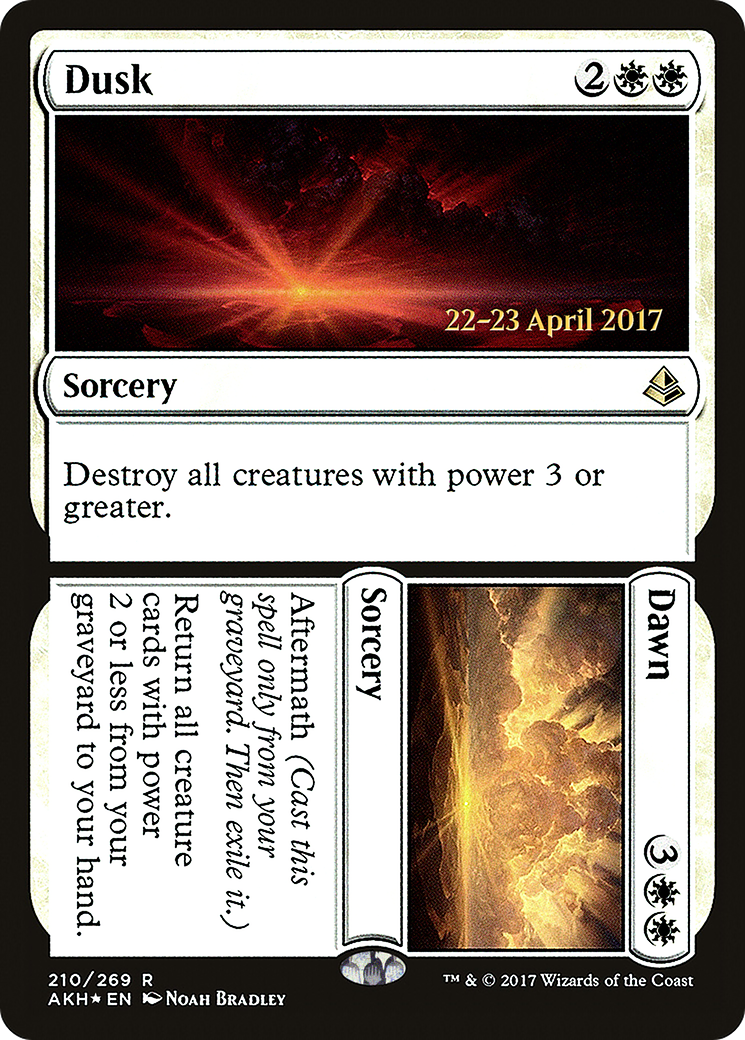 Dusk // Dawn (PRE-210S) [Amonkhet Promos] Foil