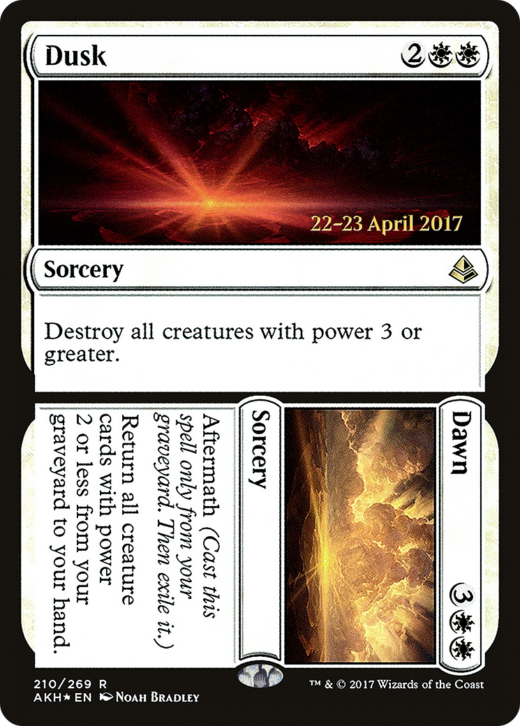 Dusk // Dawn (PRE-210S) [Amonkhet Promos] Foil
