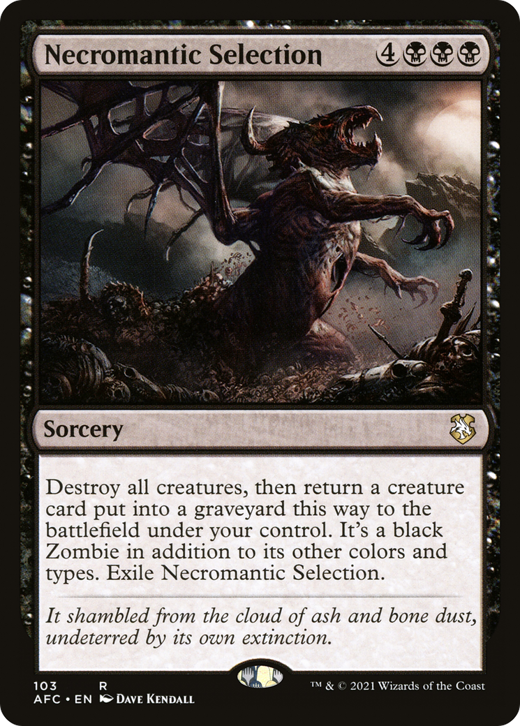 Necromantic Selection (AFC-103) [Forgotten Realms Commander]