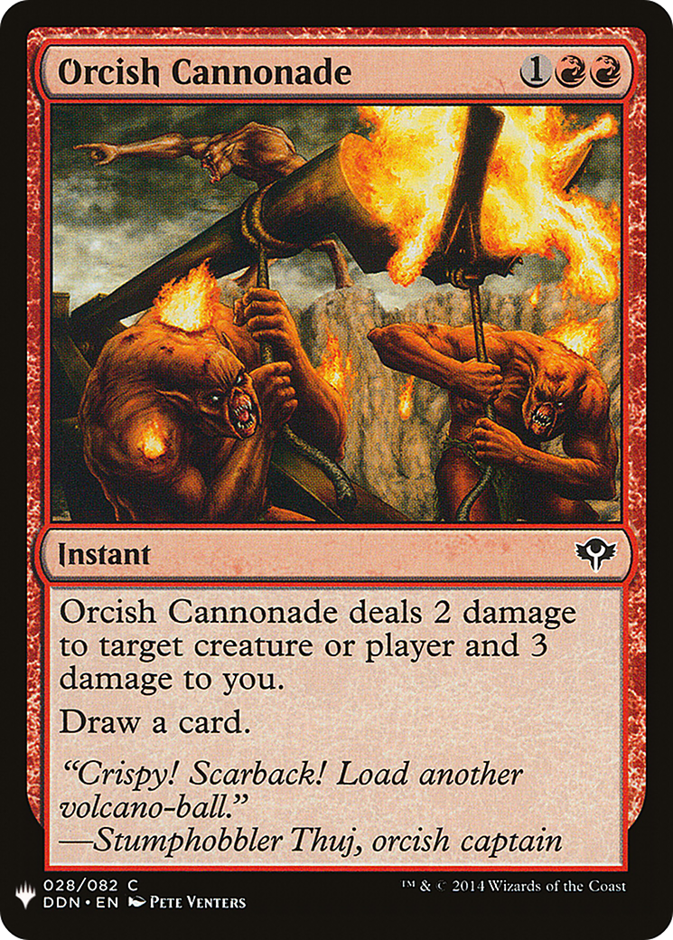 Orcish Cannonade (LIST-DDN-28) [The List]
