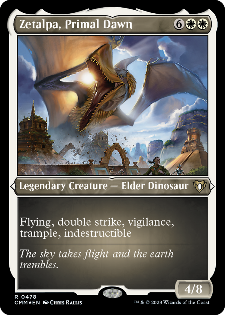 Zetalpa, Primal Dawn (CMM-478) [Commander Masters] Etched Foil