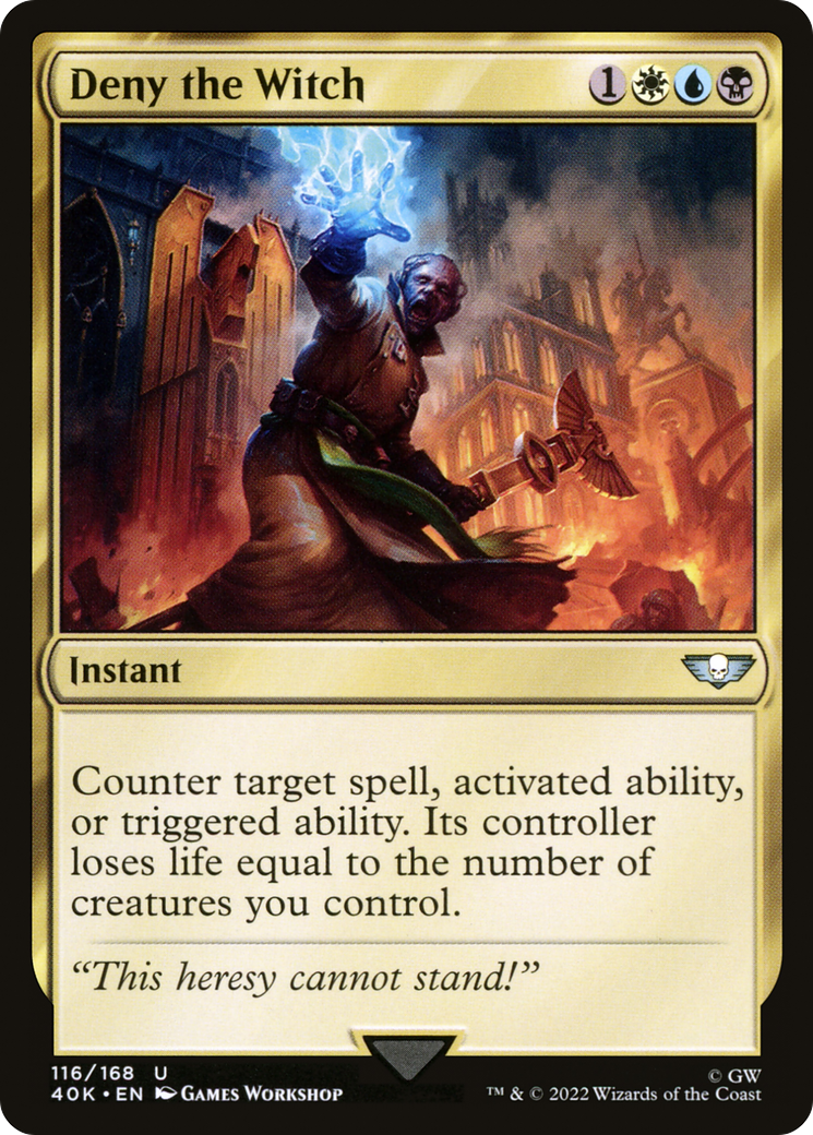 Deny the Witch (40K-116) [Warhammer 40,000 Commander]
