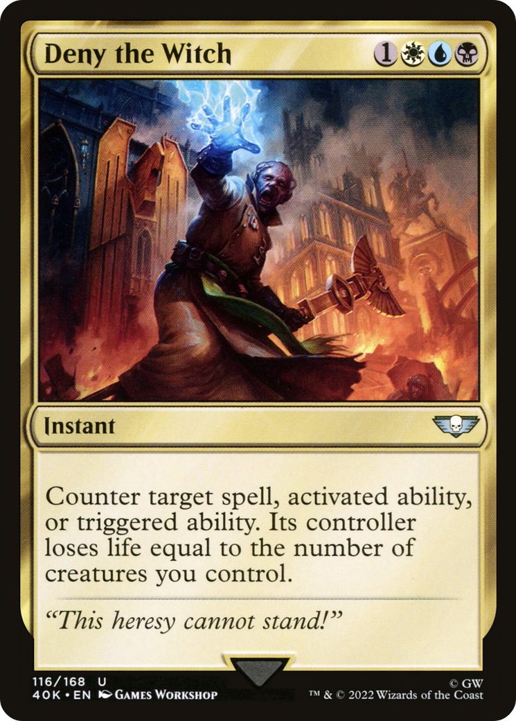Deny the Witch (40K-116) [Warhammer 40,000 Commander]