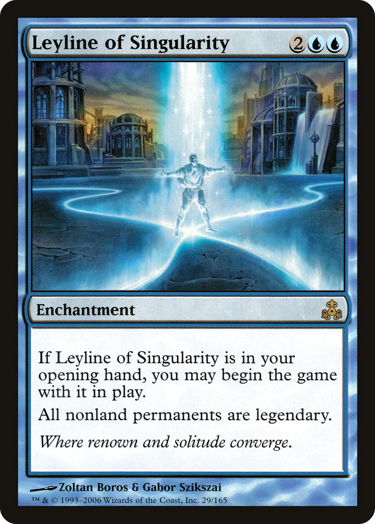 Leyline of Singularity (GPT-029) [Guildpact] Foil