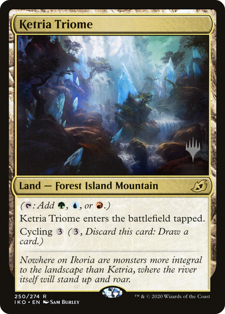 Ketria Triome (PPIKO-250P) [Promo Pack: Ikoria: Lair of Behemoths Promos]