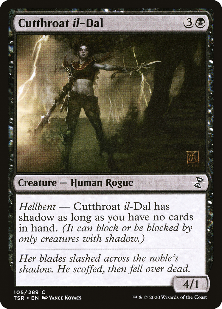 Cutthroat il-Dal (TSR-105) [Time Spiral Remastered] Foil