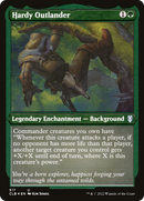 Hardy Outlander (Foil Etched) (CLB-517) [Commander Legends: Battle for Baldur's Gate] Foil
