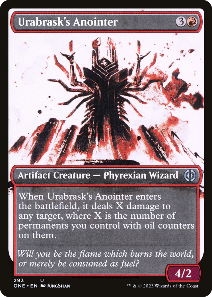 Urabrask's Anointer (Showcase) (ONE-293) [Phyrexia: All Will Be One]