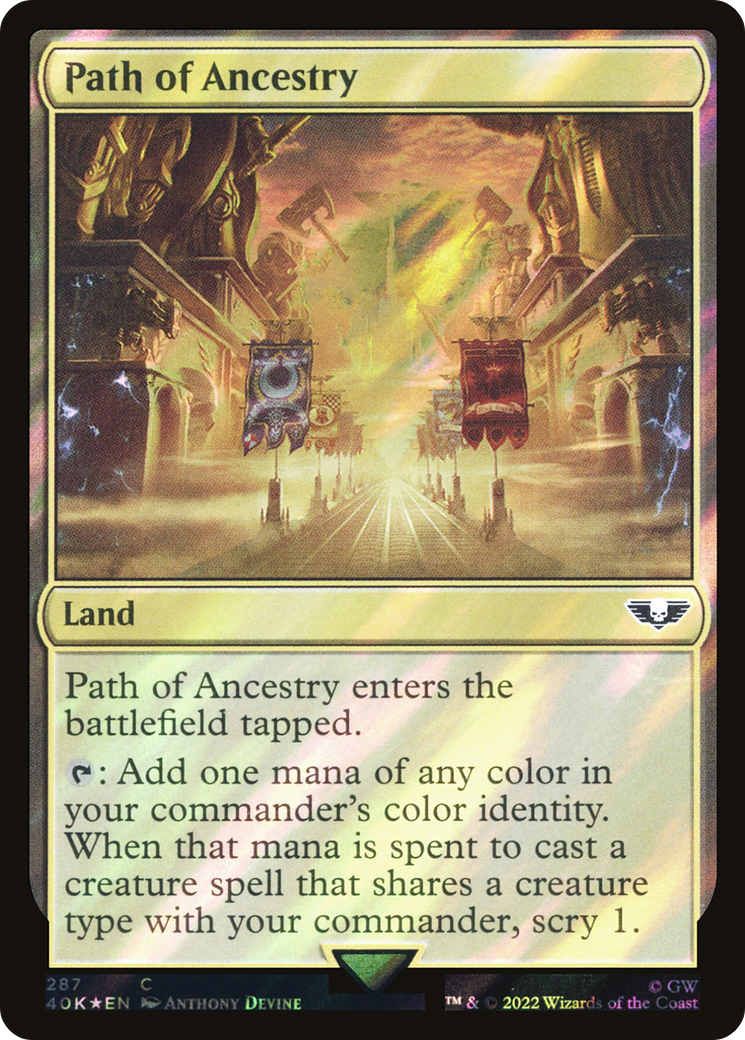 Path of Ancestry (40K-287★) [Warhammer 40,000 Commander] Foil