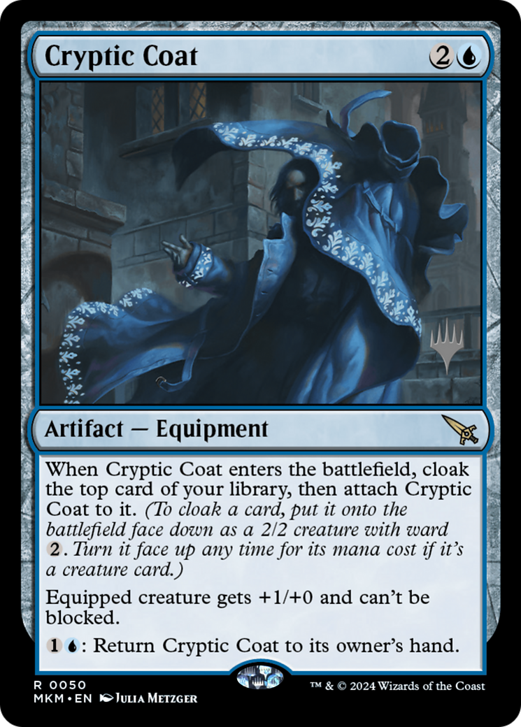Cryptic Coat (PPMKM-050) [Promo Pack: Murders at Karlov Manor Promos] Foil