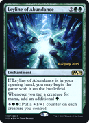 Leyline of Abundance (PRE-179S) [Core Set 2020 Promos] Foil