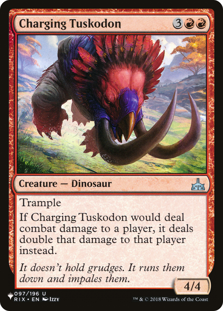 Charging Tuskodon (LIST-RIX-97) [The List]
