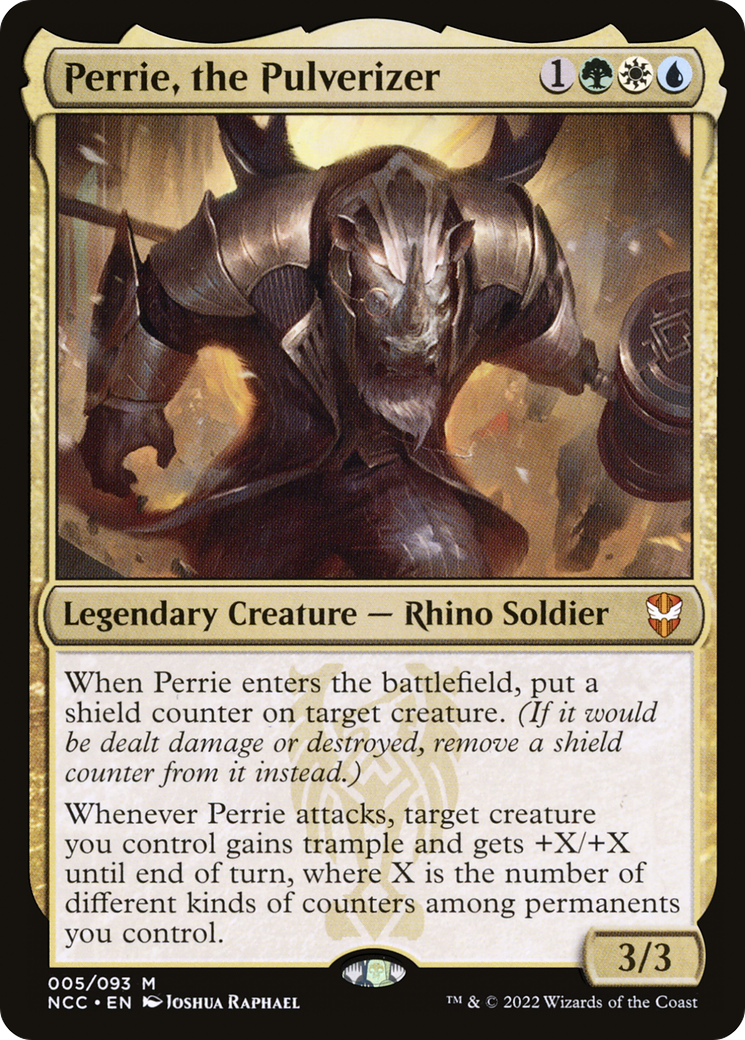 Perrie, the Pulverizer (NCC-005) [New Capenna Commander] Foil