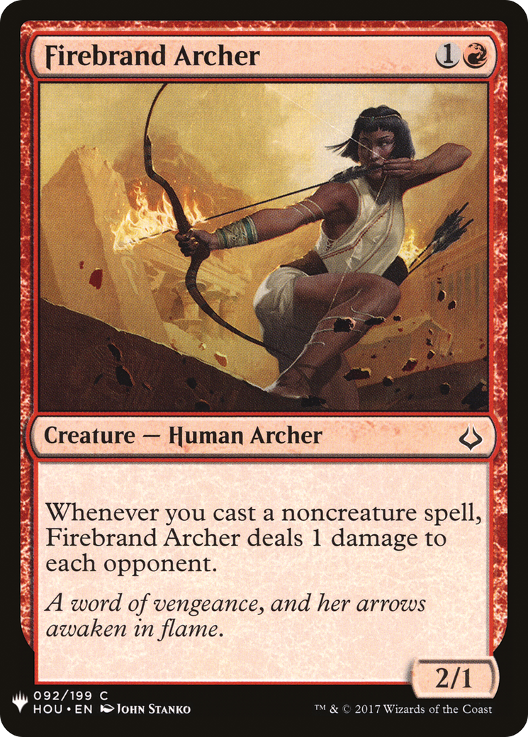 Firebrand Archer (LIST-HOU-92) [The List]