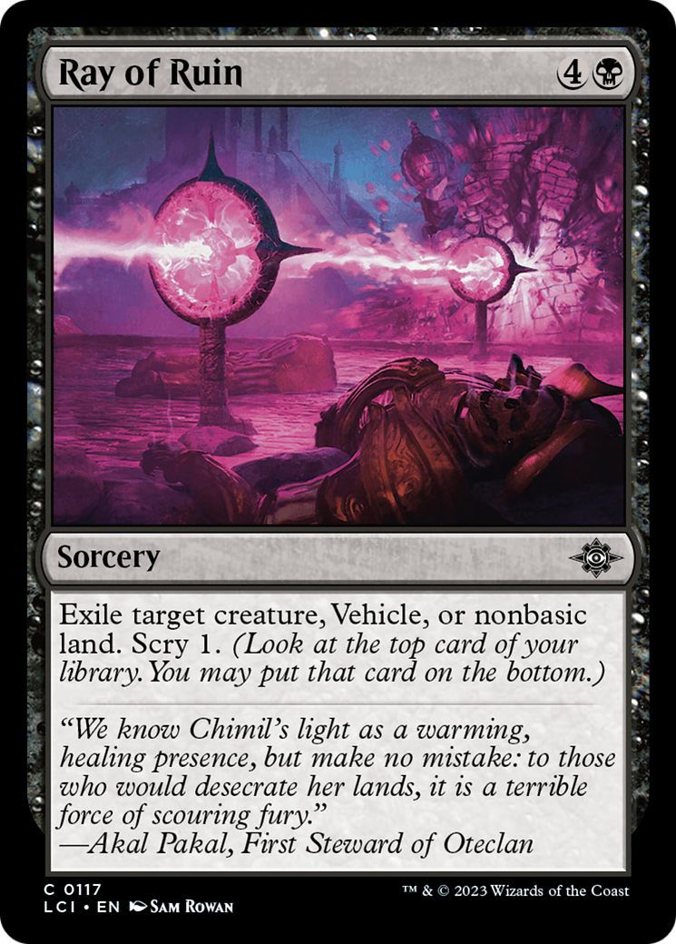 Ray of Ruin (LCI-117) [The Lost Caverns of Ixalan] Foil