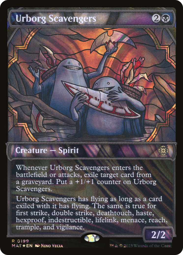 Urborg Scavengers (MAT-199) [March of the Machine: The Aftermath]: (Showcase) Foil