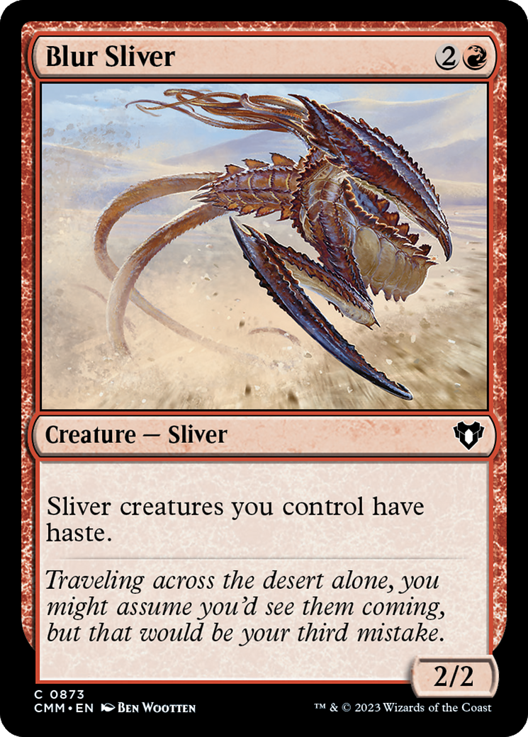 Blur Sliver (CMM-873) [Commander Masters]