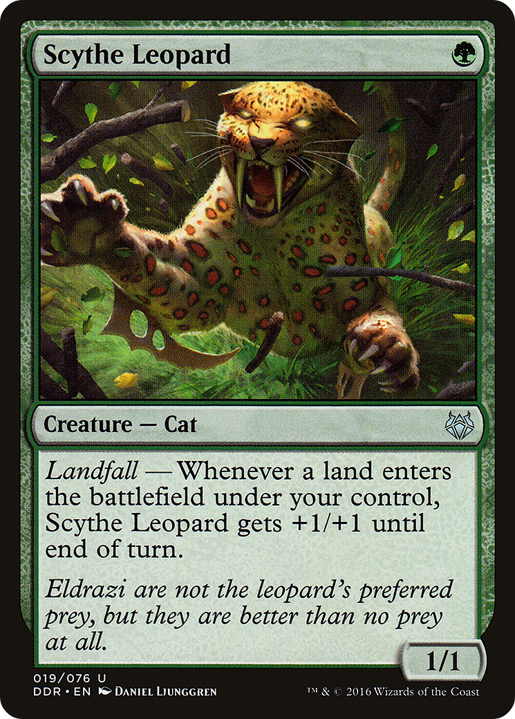 Scythe Leopard (DDR-019) [Duel Decks: Nissa vs. Ob Nixilis]
