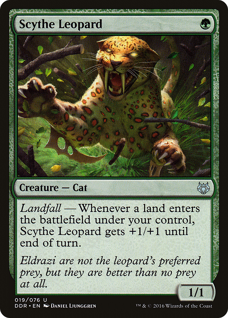 Scythe Leopard (DDR-019) [Duel Decks: Nissa vs. Ob Nixilis]