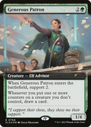 Generous Patron (SLD-768) [Secret Lair Drop]: (Extended Art) Foil