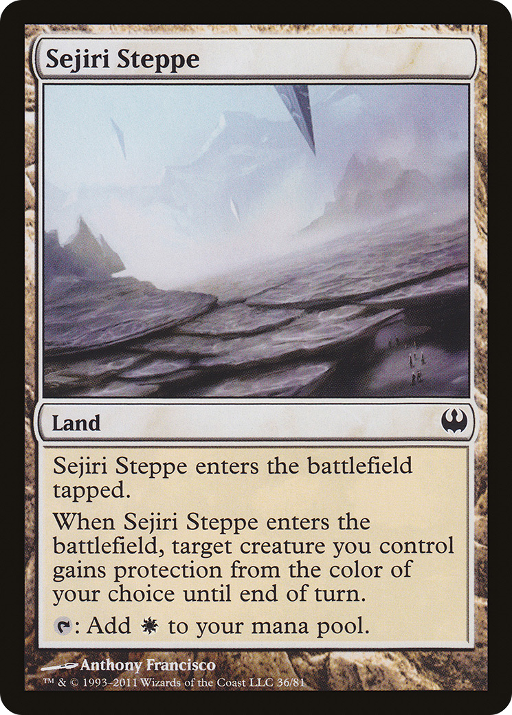 Sejiri Steppe (DDG-036) [Duel Decks: Knights vs. Dragons]