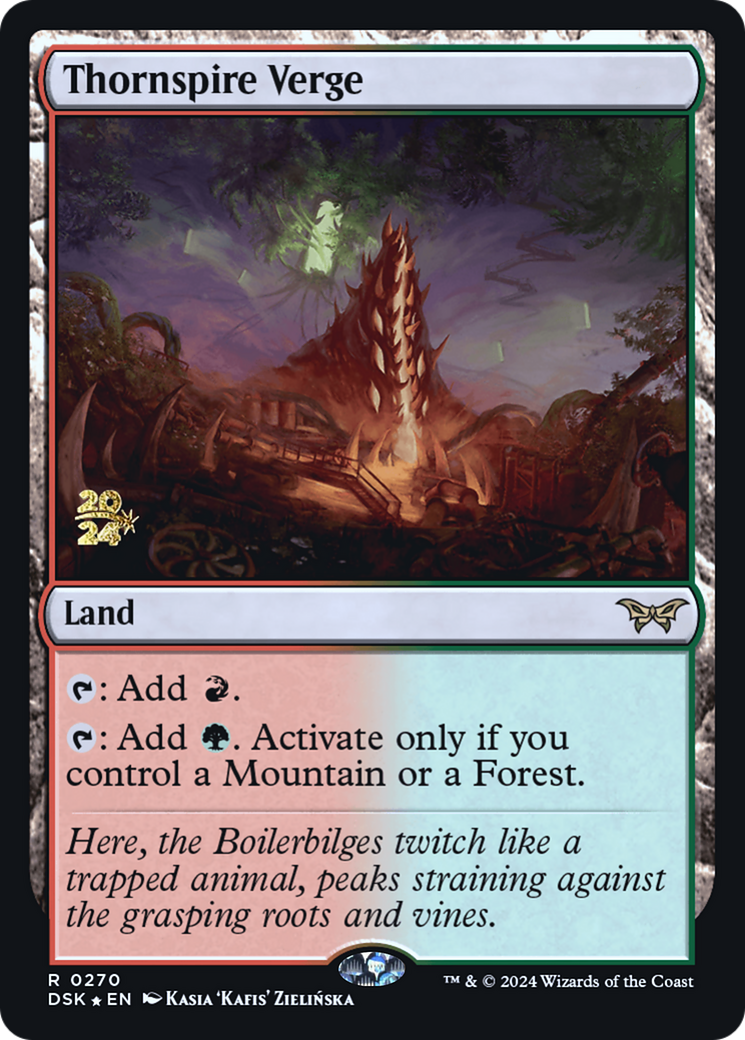 Thornspire Verge (PRE-270S) [Duskmourn: House of Horror Promos] Foil