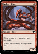 Striking Sliver (CMM-882) [Commander Masters]