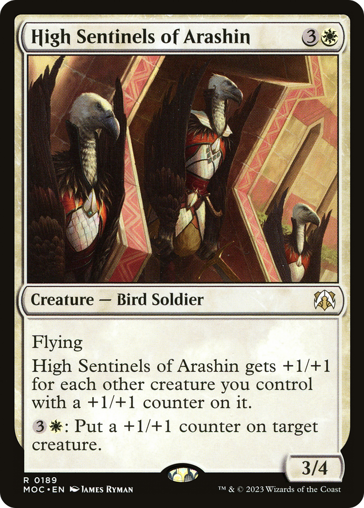 High Sentinels of Arashin (MOC-189) [March of the Machine Commander]