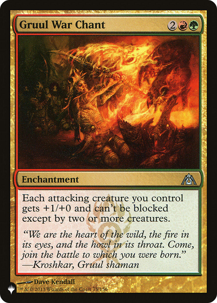 Gruul War Chant (LIST-DGM-75) [The List]