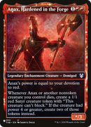 Anax, Hardened in the Forge (LIST-THB-264) [The List]: (enchantment, Showcase)