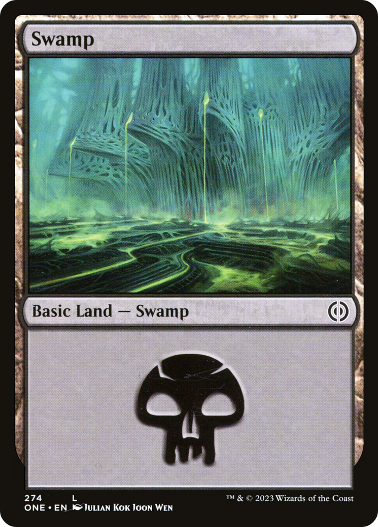 Swamp (ONE-274) [Phyrexia: All Will Be One] Foil
