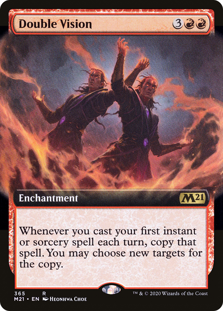 Double Vision (M21-365) [Core Set 2021]: (Extended Art) Foil