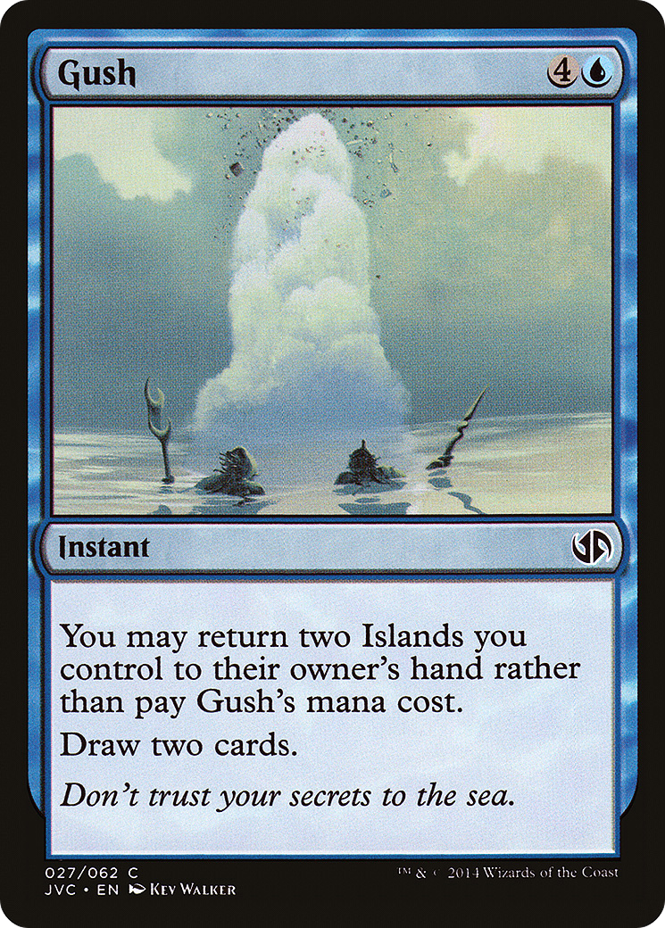 Gush (DD3-027) [Duel Decks Anthology: Jace vs. Chandra]