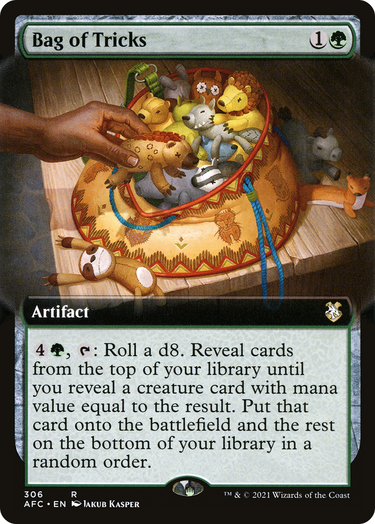 Bag of Tricks (Extended Art) (AFC-306) [Forgotten Realms Commander]