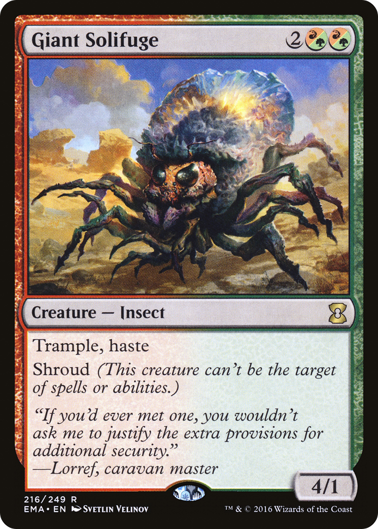 Giant Solifuge (EMA-216) [Eternal Masters]