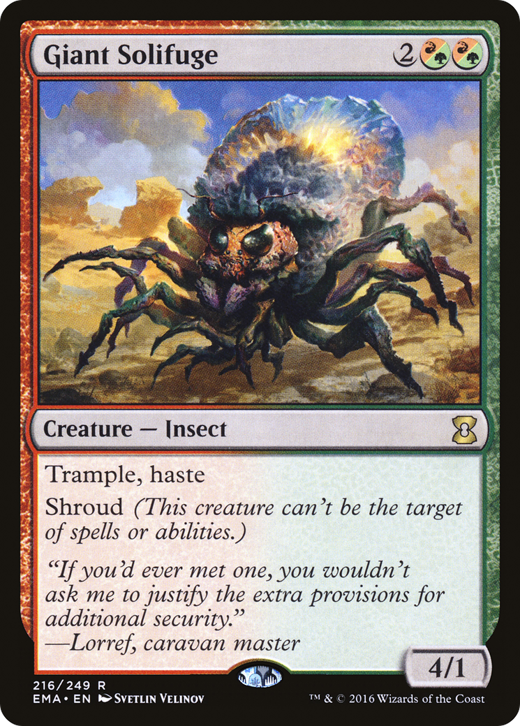 Giant Solifuge (EMA-216) [Eternal Masters] Foil