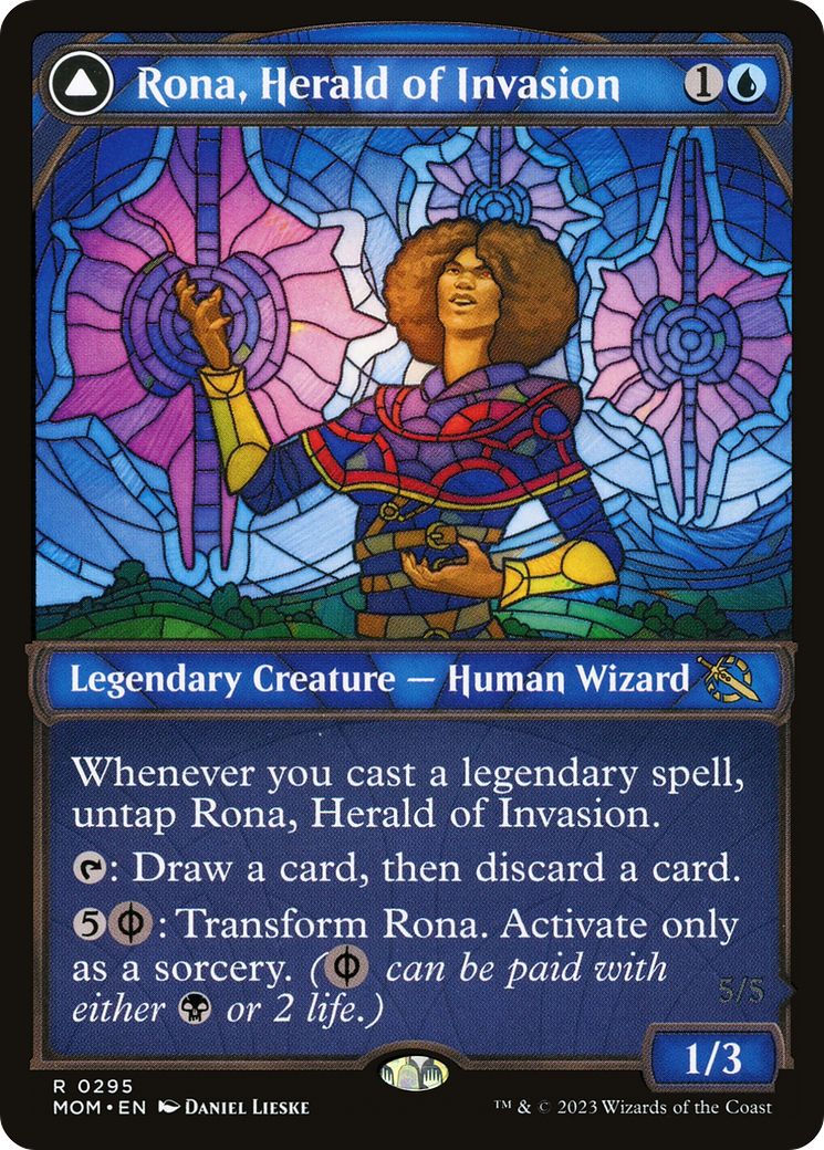 Rona, Herald of Invasion (Showcase) (MOM-295) [March of the Machine]