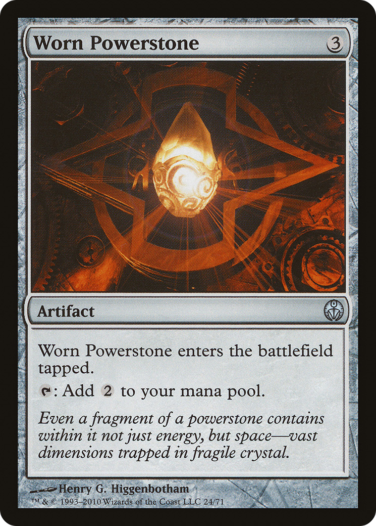 Worn Powerstone (DDE-024) [Duel Decks: Phyrexia vs. the Coalition]