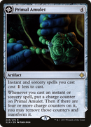 Primal Amulet // Primal Wellspring (XLN-243) [Ixalan]: (compasslanddfc) Foil