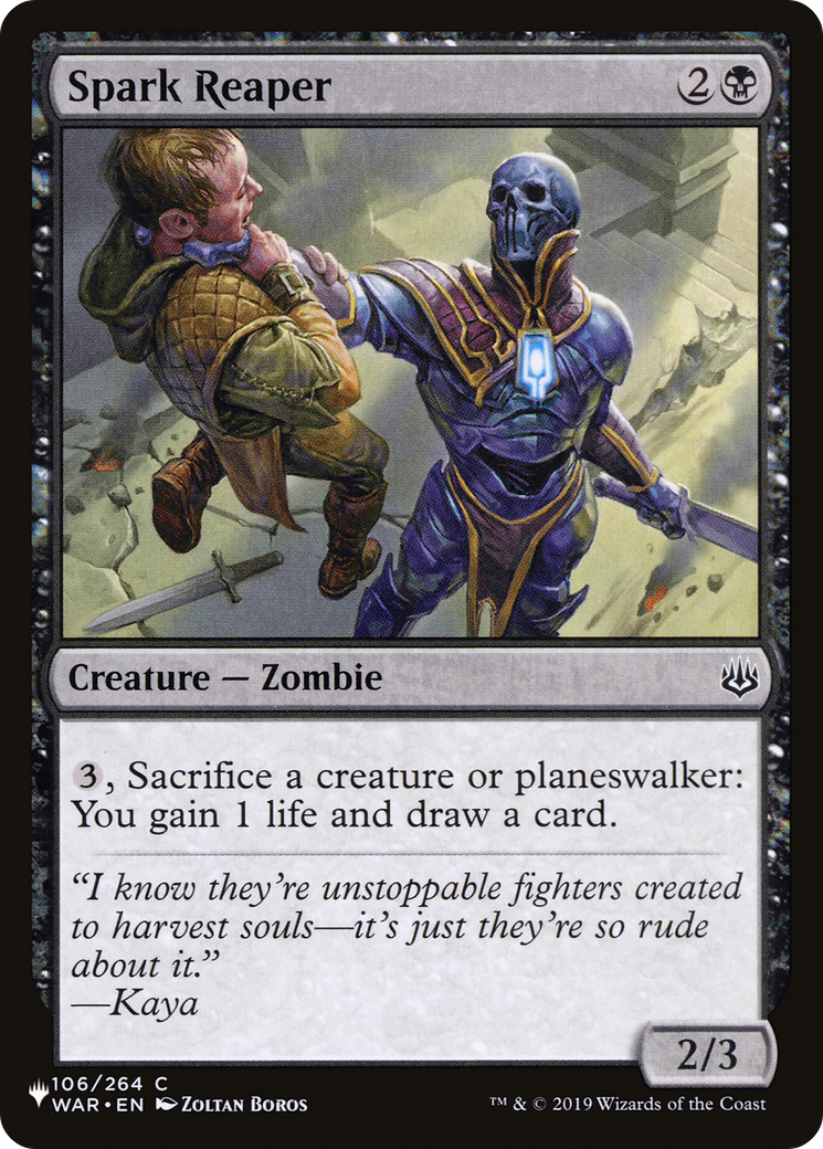 Spark Reaper (LIST-WAR-106) [The List]