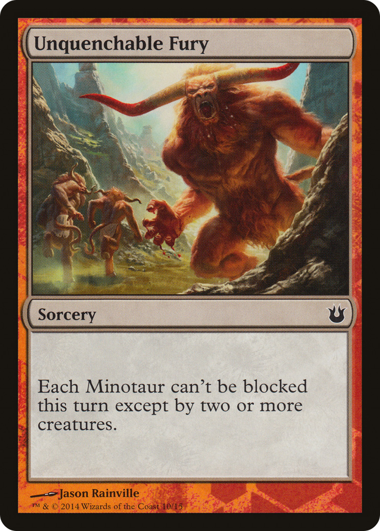Unquenchable Fury (Battle the Horde) (HERO-010) [Battle the Horde]