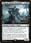 Torgaar, Famine Incarnate (PRE-108S) [Dominaria Promos] Foil