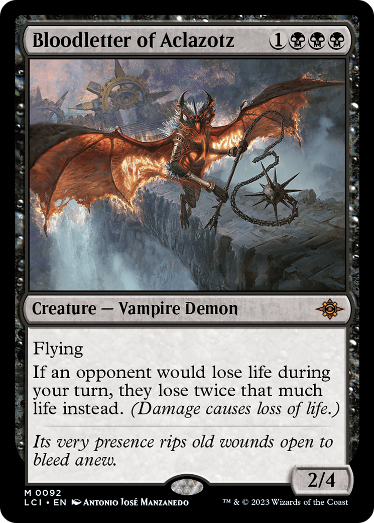Bloodletter of Aclazotz (LCI-092) [The Lost Caverns of Ixalan]
