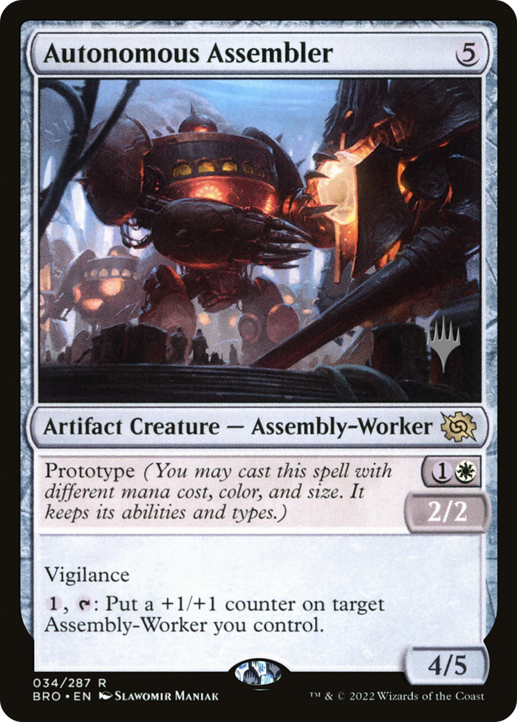 Autonomous Assembler (PPBRO-34P) [The Brothers' War Promos]