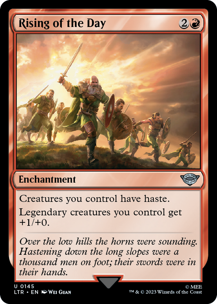 Rising of the Day (LTR-145) [The Lord of the Rings: Tales of Middle-earth] Foil